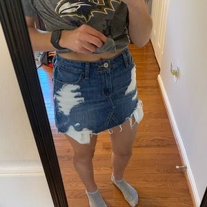 Hollister Jean skirt